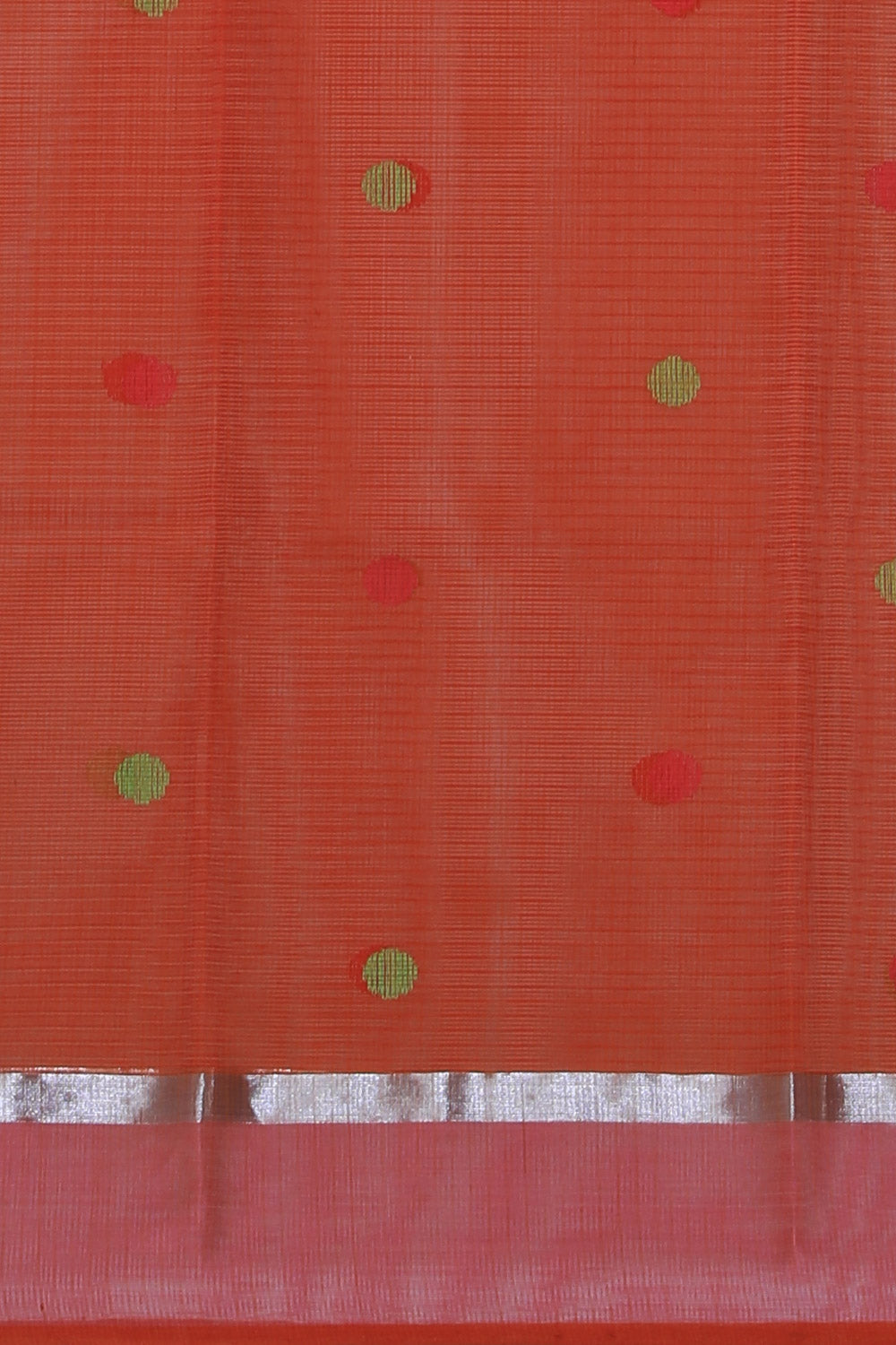 Image of Pure Zari Kota Peach Saree